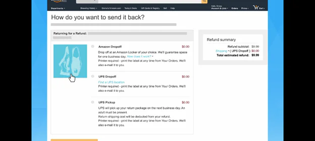 refund or a replacement for items order refund or a replacement for items order